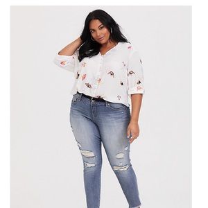 Butterfly blouse Torrid
